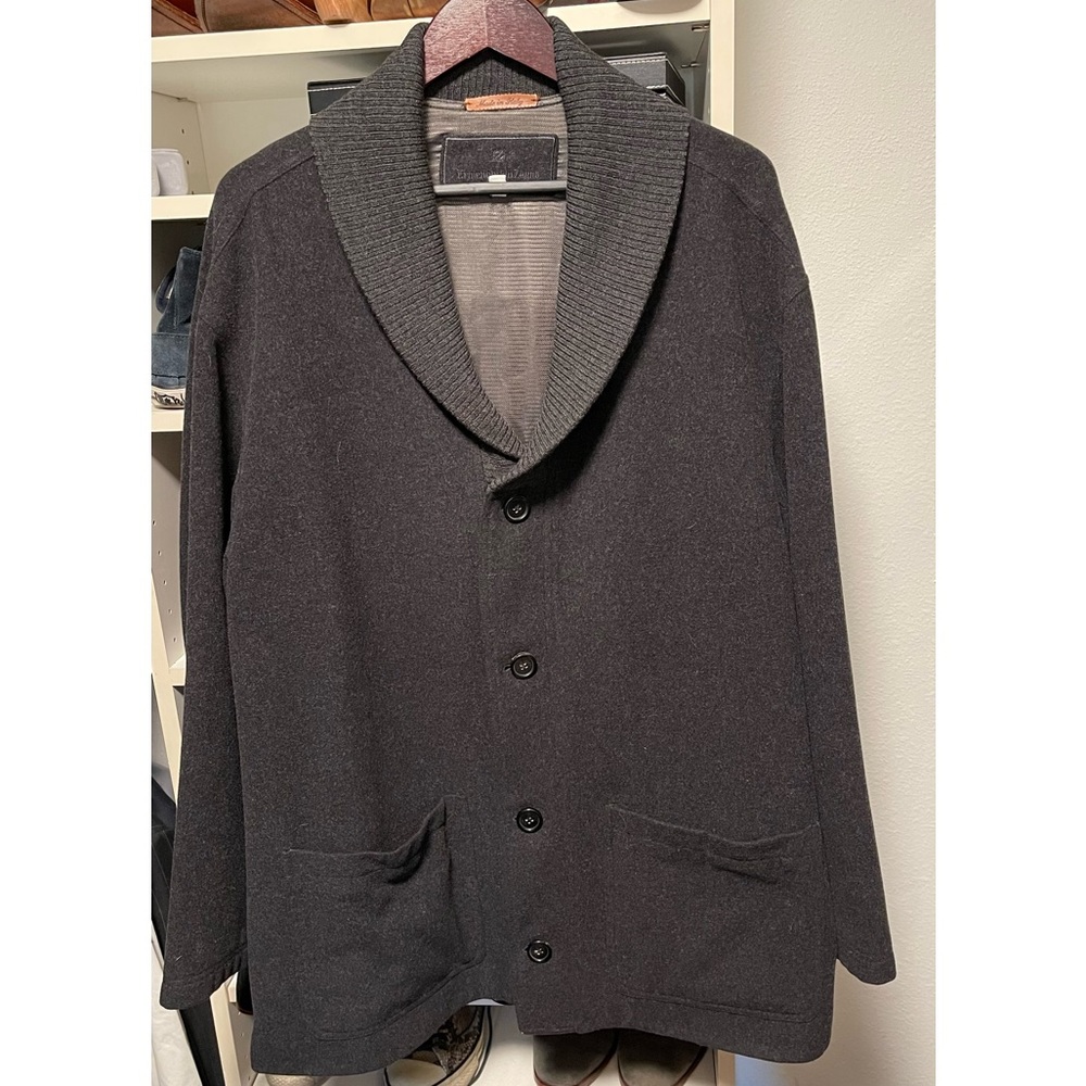 Ermenegildo Zegna Shawl Collar Jacket Size 54